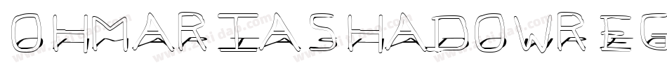 OhmariaShadowRegular-A7Ax字体转换