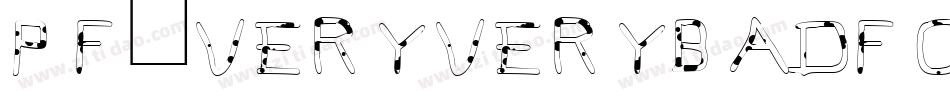 Pf_veryverybadfont7字体转换