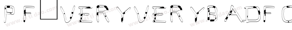 pf_veryverybadfont19字体转换