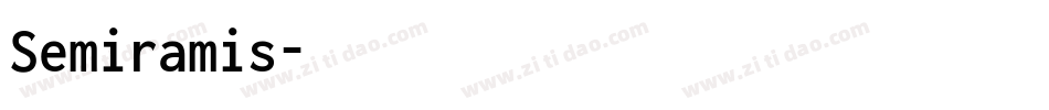 Semiramis字体转换