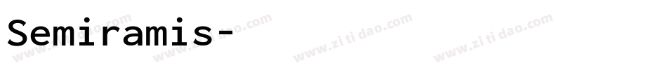 Semiramis字体转换