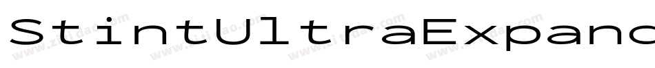 StintUltraExpanded-Regular字体转换
