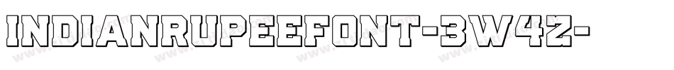 IndianRupeeFont-3w4Z字体转换