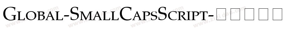 Global-SmallCapsScript字体转换