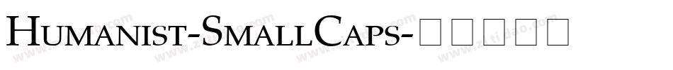 Humanist-SmallCaps字体转换
