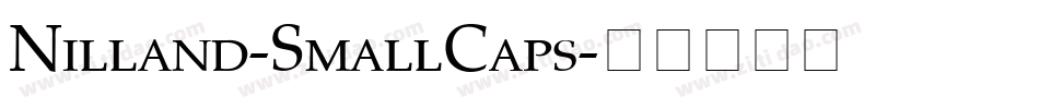 Nilland-SmallCaps字体转换
