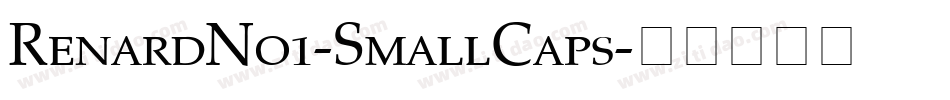 RenardNo1-SmallCaps字体转换