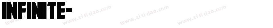 Infinite字体转换