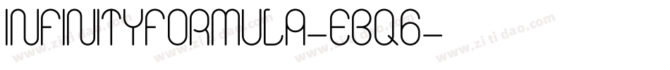 InfinityFormula-eBq6字体转换