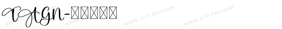 TAGN字体转换