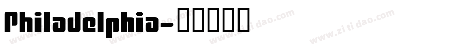 Philadelphia字体转换