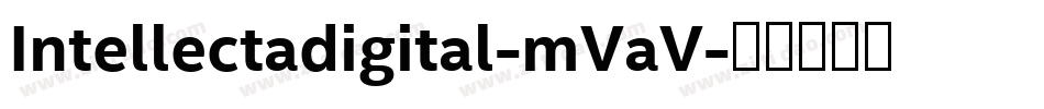Intellectadigital-mVaV字体转换