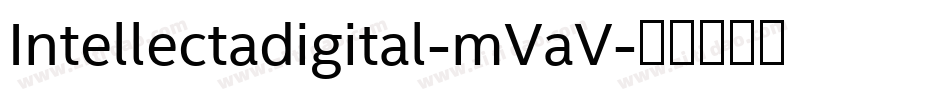 Intellectadigital-mVaV字体转换