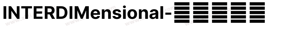 INTERDIMensional字体转换