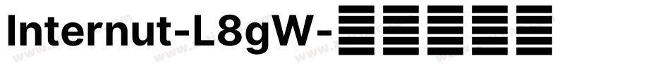 Internut-L8gW字体转换