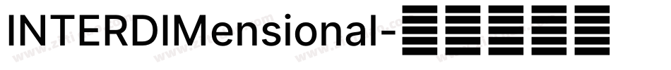 INTERDIMensional字体转换