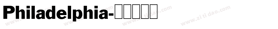 Philadelphia字体转换