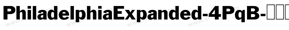PhiladelphiaExpanded-4PqB字体转换