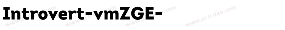 Introvert-vmZGE字体转换