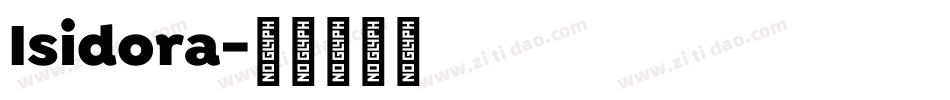 Isidora字体转换