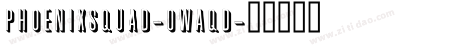 PhoenixSquad-0Waqd字体转换