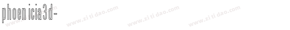 phoenicia3d字体转换