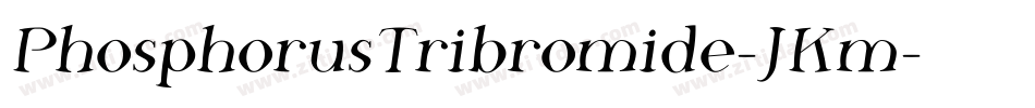 PhosphorusTribromide-JKm字体转换