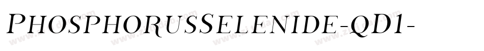 PhosphorusSelenide-qD1字体转换