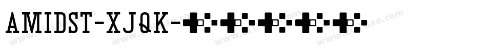 Amidst-XJqK字体转换