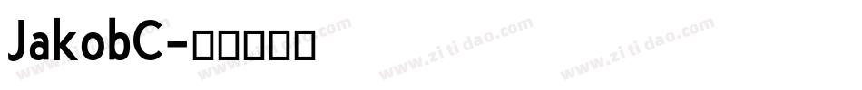 JakobC字体转换