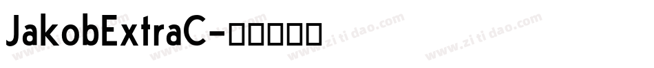 JakobExtraC字体转换