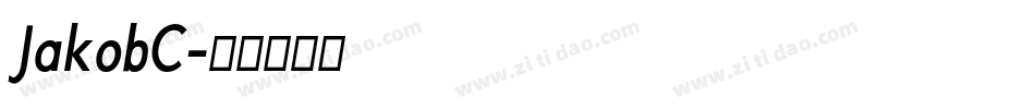 JakobC字体转换