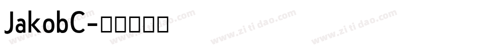 JakobC字体转换