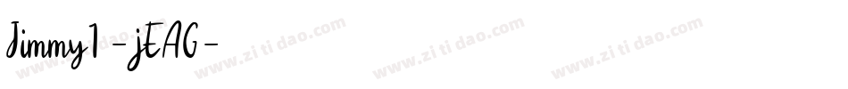 Jimmy1-jEAG字体转换