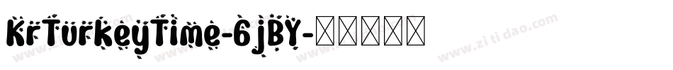 KrTurkeyTime-6jBY字体转换