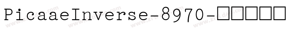 PicaaeInverse-8970字体转换