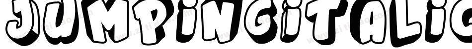 JumpingItalic-8Veg字体转换