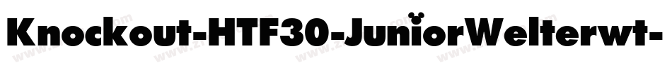 Knockout-HTF30-JuniorWelterwt字体转换