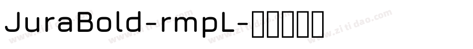 JuraBold-rmpL字体转换