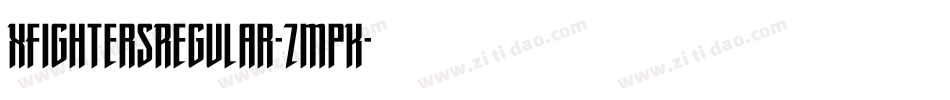 XFightersRegular-ZmpK字体转换