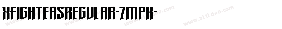 XFightersRegular-ZmpK字体转换