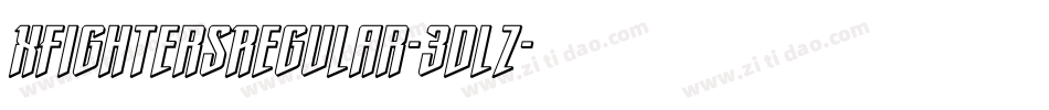 XFightersRegular-3dlz字体转换