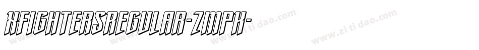XFightersRegular-ZmpK字体转换