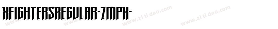 XFightersRegular-ZmpK字体转换