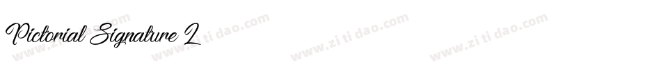 Pictorial-Signature-2字体转换
