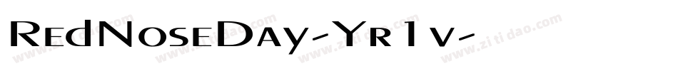 RedNoseDay-Yr1v字体转换