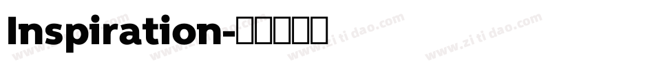 Inspiration字体转换