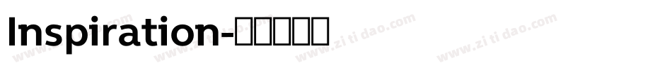 Inspiration字体转换