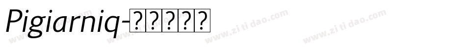 Pigiarniq字体转换