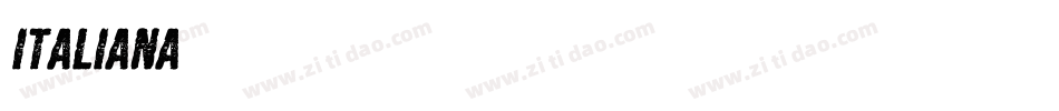 Italiana转换器字体转换
